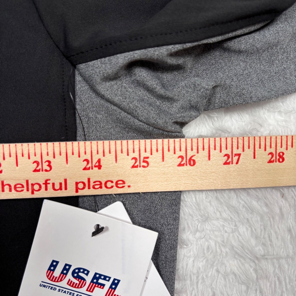 NEW USFL United States Football League Staff 1/4 Zip Pullover Men XXL Black Gray - Picture 12 of 14